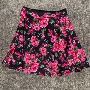 FLORAL SKATER SKIRT